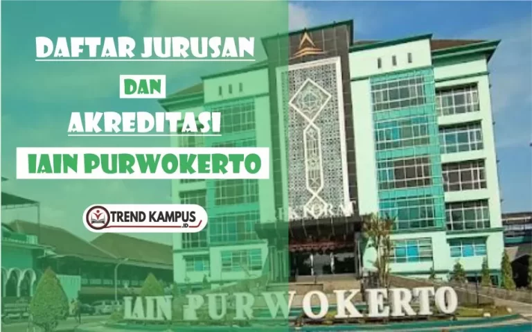 Daftar Fakultas dan Jurusan IAIN Purwokerto Akreditasi Lengkap