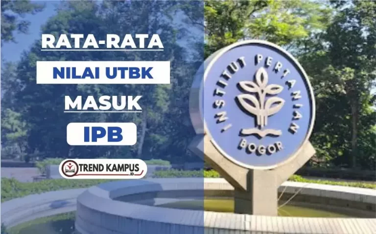 Nilai UTBK Masuk IPB