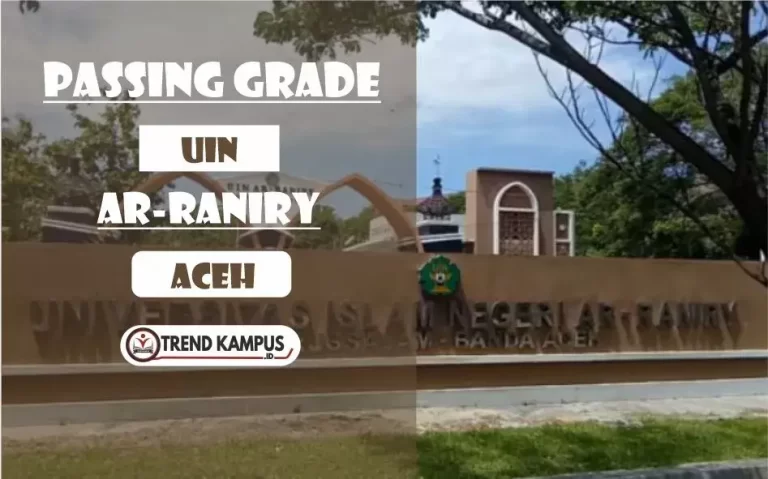Passing Grade UIN Ar-Raniry