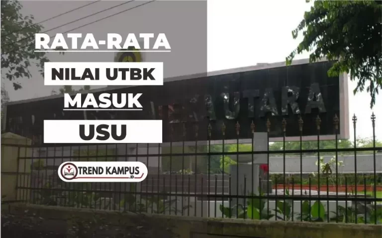 Nilai UTBK Masuk USU