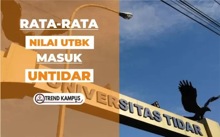 Nilai UTBK Masuk UNTIDAR