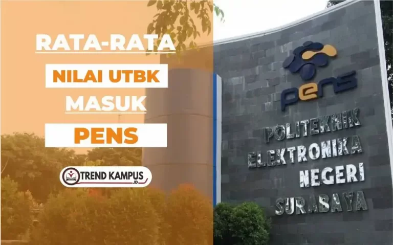 Nilai UTBK Masuk PENS