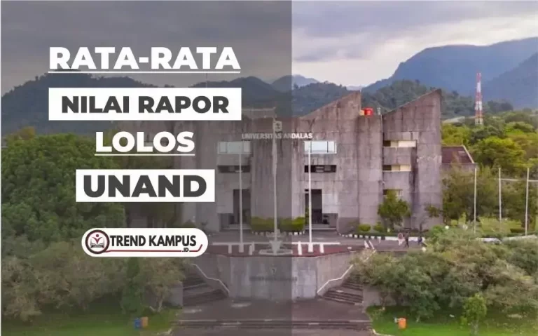 Nilai Raport Lolos SNBP UNAND